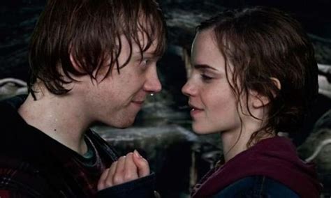 hermione and ron kiss